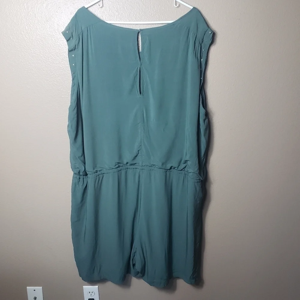 JUNAROSE JRaddy Balsam Green Romper-Size 24 (NWT)